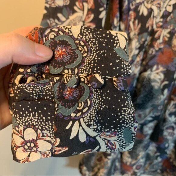 Free People Stealing Fire Mini Dress L - Picture 11 of 14